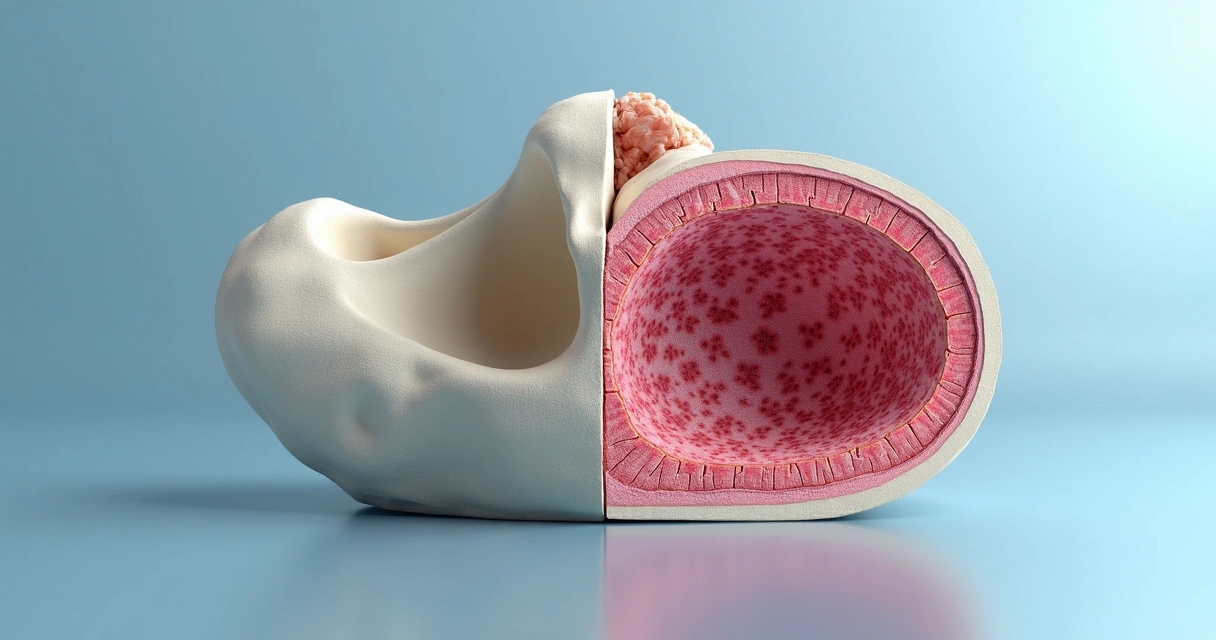Representação em 3D de mieloma múltiplo em osso e medula óssea 