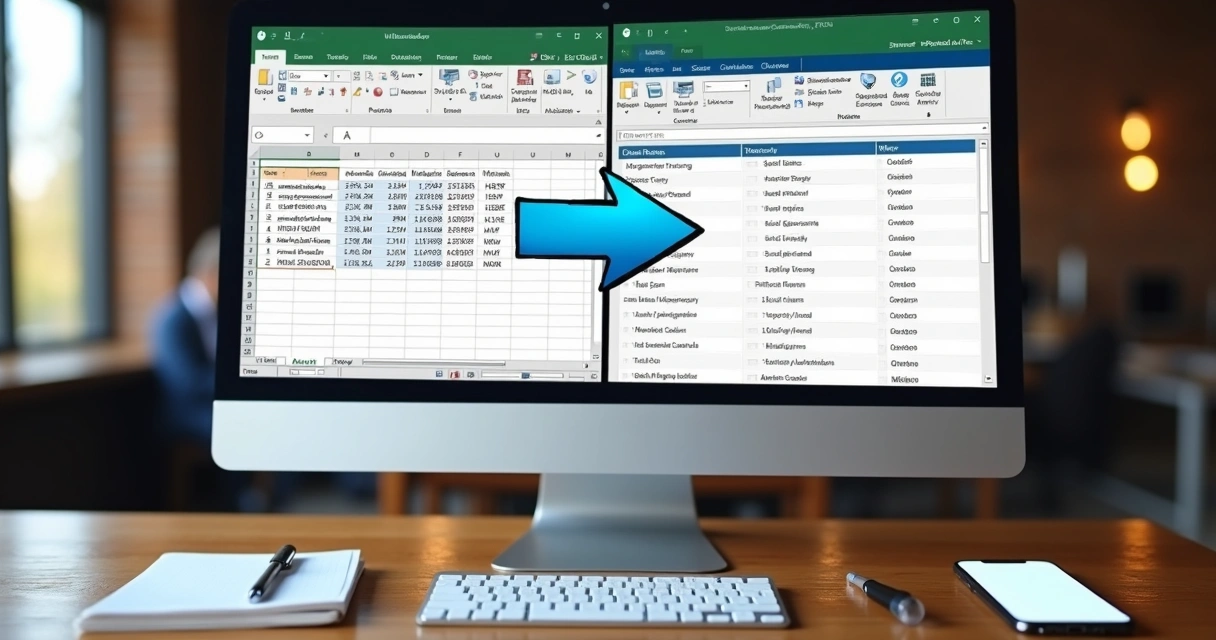 Migração de dados de planilha para sistema CRM com facilidade 