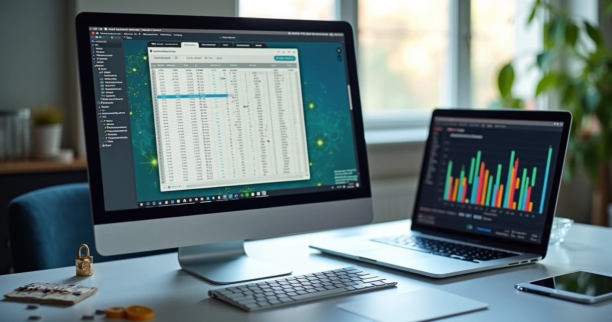 Migração de dados de uma planilha para uma interface moderna de app financeiro
