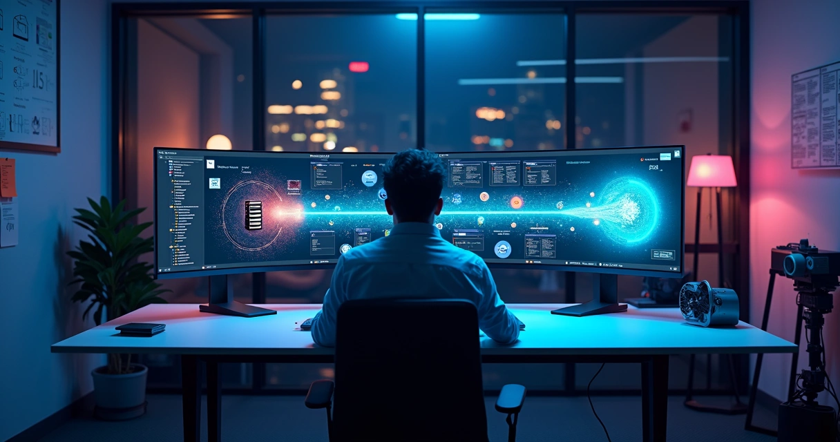 Painel com desenvolvedor migrando SaaS de servidor VPS para nuvem PaaS 