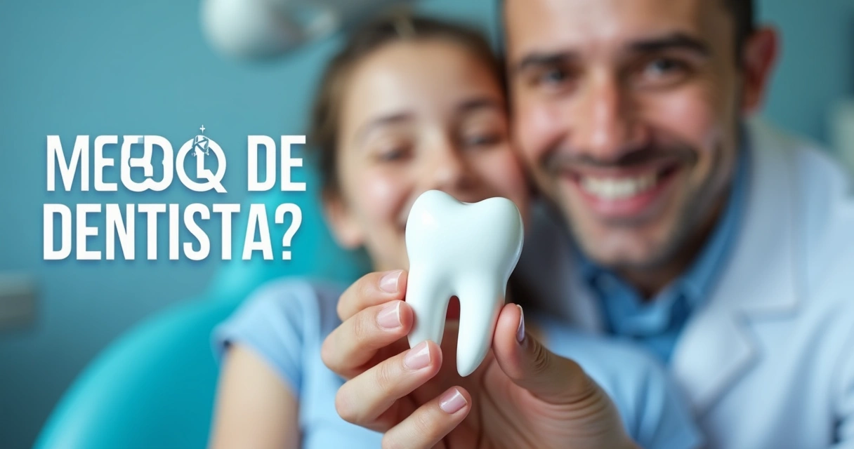 Capa de vídeo de odontologia com texto claro e sorriso em destaque