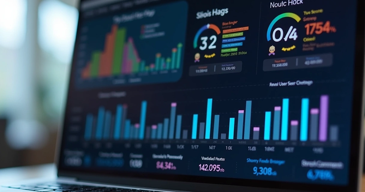 Minimal analytics dashboard for SaaS survey responses