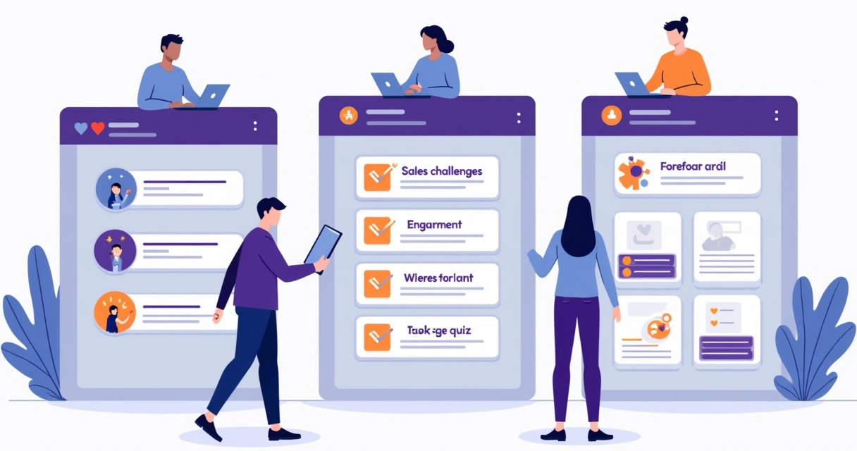 Representação de um dashboard de missões personalizadas para diferentes parceiros 