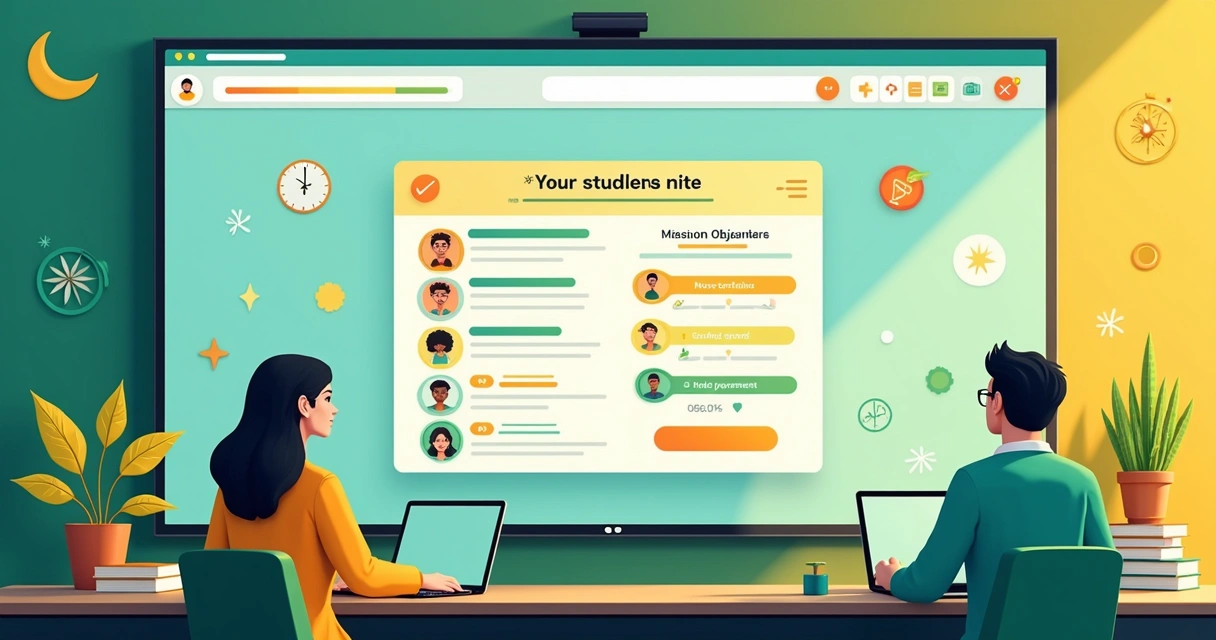 Interface de Moodle mostrando missão gamificada para alunos