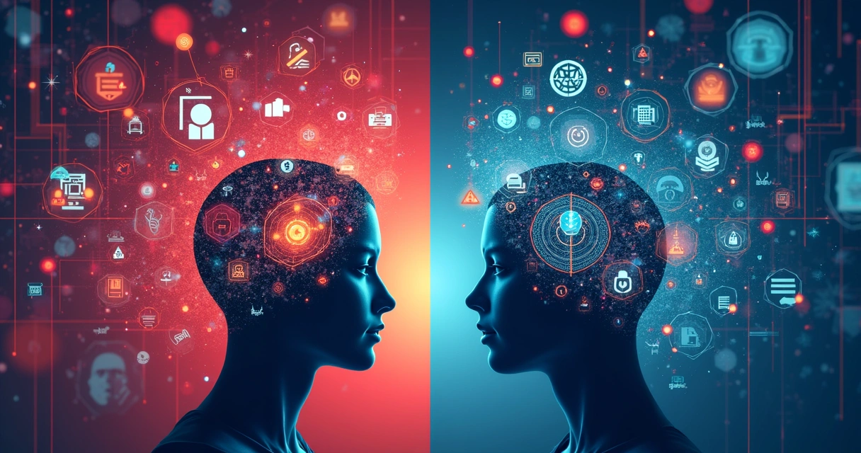 Quadro com mitos e realidades sobre agentes de IA 