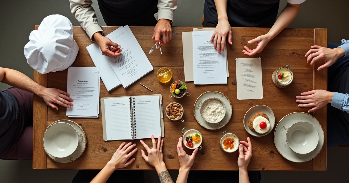 Quadro mostrando mix de produtos em escola de gastronomia 
