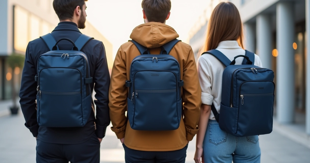 Mochila versátil com diferentes modos de uso