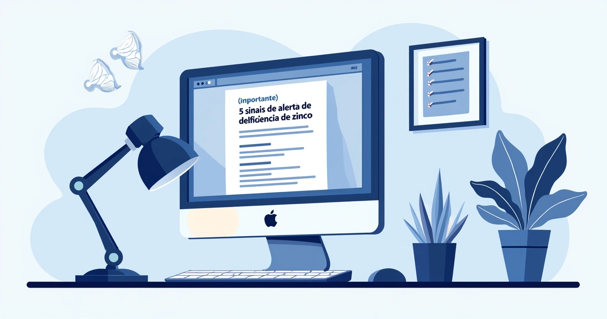 Estrutura de email promocional com sintomas de saúde 