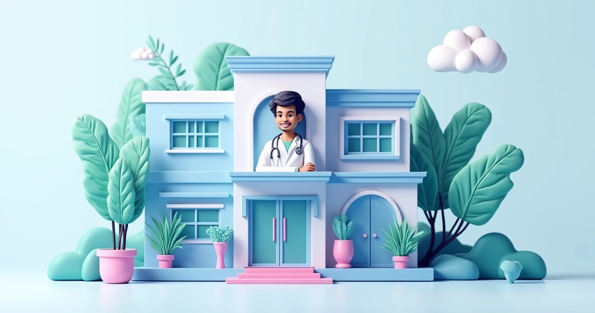 Página médica com agendamento online e botão WhatsApp 
