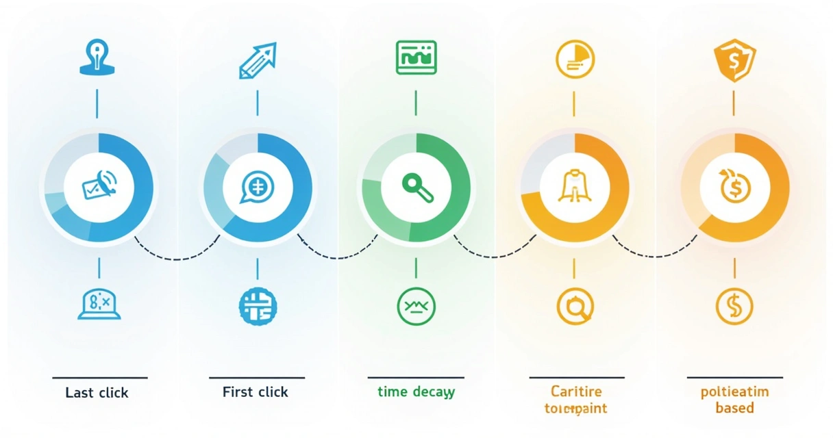 Ilustração dos principais modelos de atribuição 