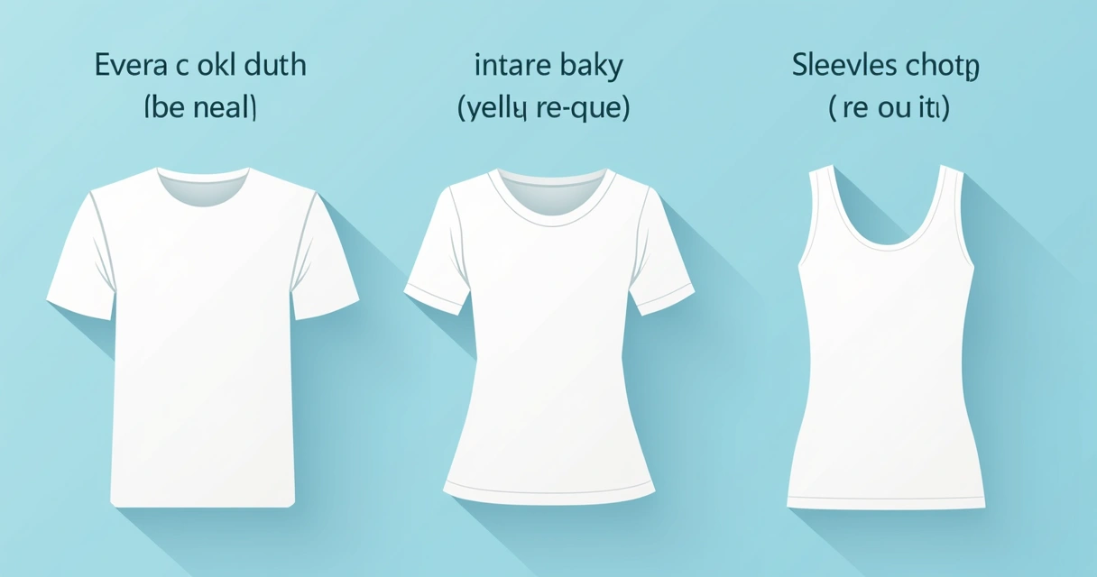 Diferentes modelos de blusa para eventos: camiseta, baby look e regata 