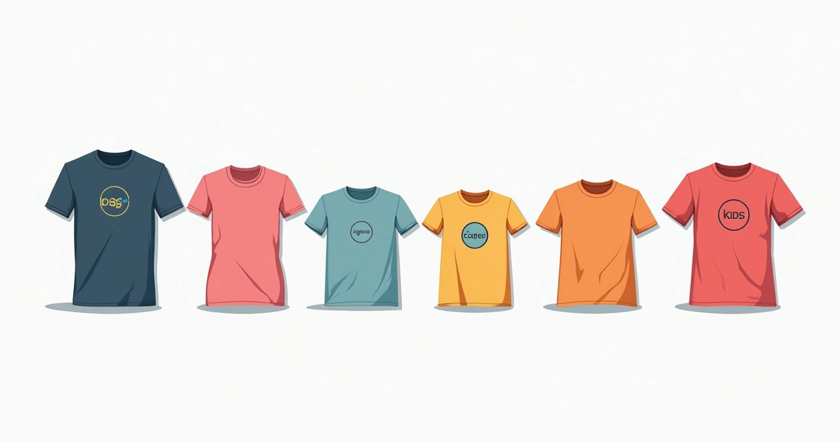 Modelos variados de camiseta personalizada sobre fundo branco, incluindo baby look, regata, moletom e infantil, lado a lado com a mesma estampa 