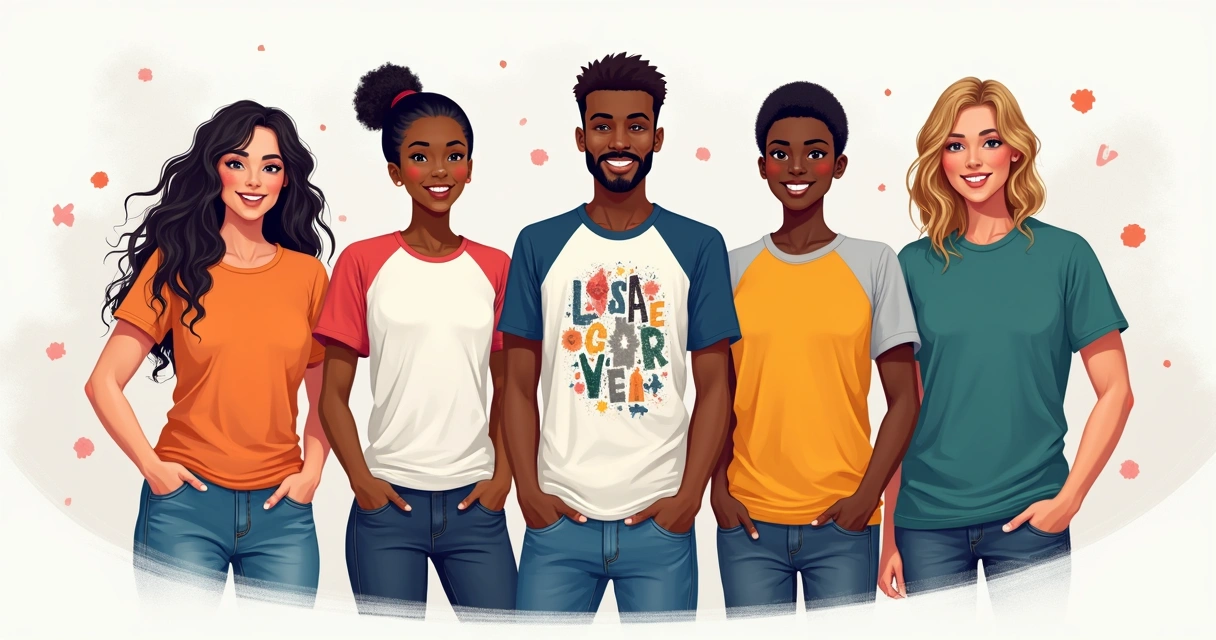 Sete modelos diferentes de camisetas do terceirão para 2026, dispostas em círculo 