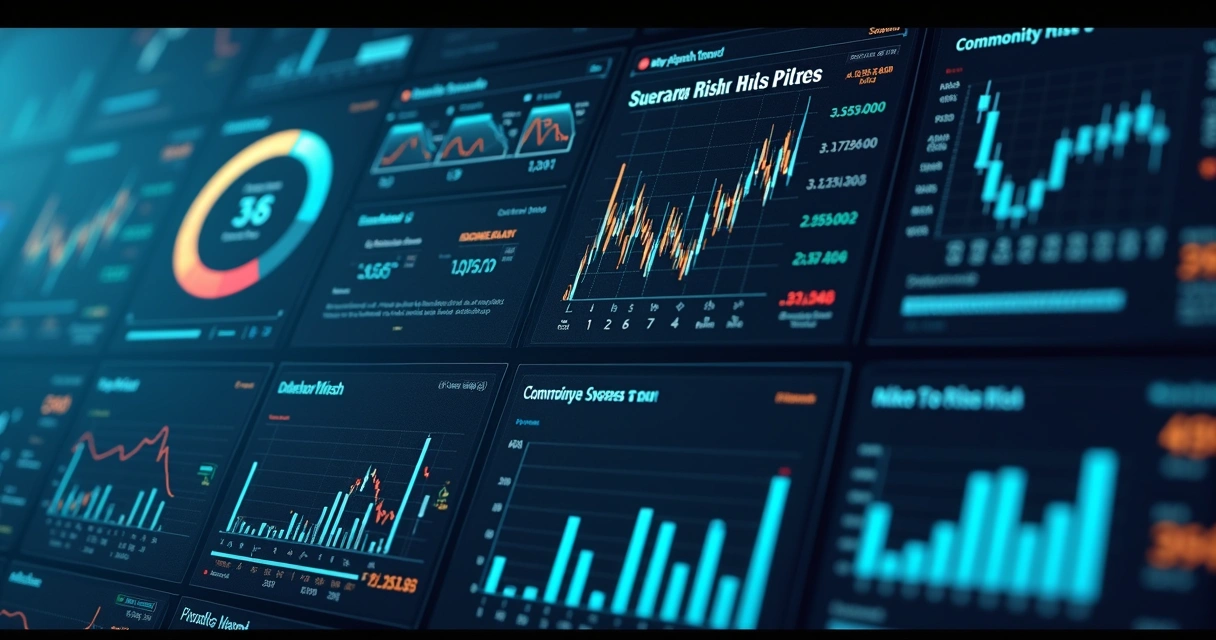 Digital dashboard with risk indicators and stress test outputs