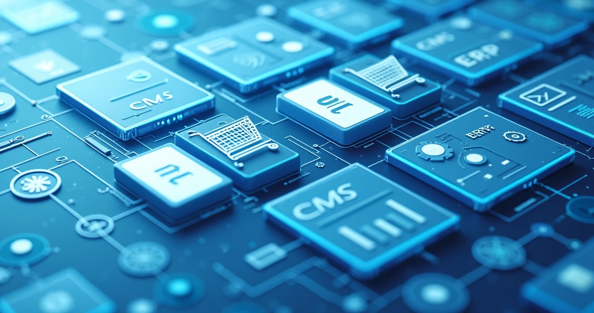 Modular web app components for e-commerce, CMS, and ERP