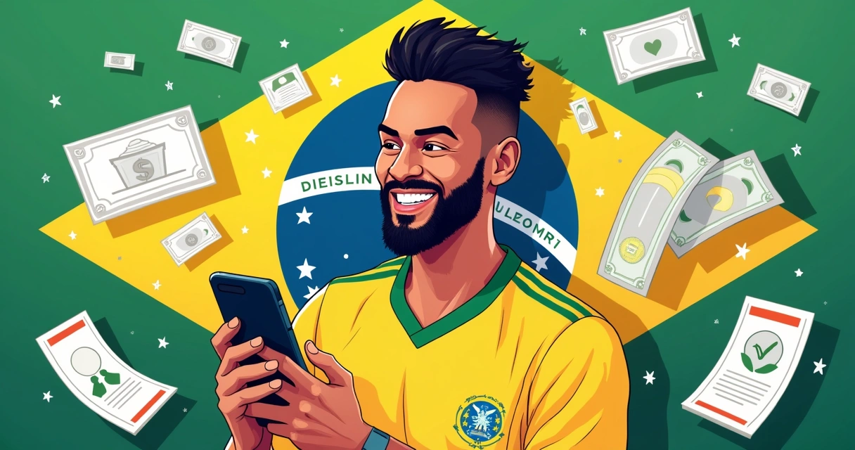 Influenciador brasileiro e diferentes fontes de renda online 