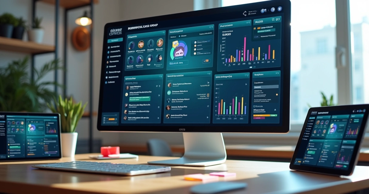 Tela de computador com várias abas de turmas online abertas