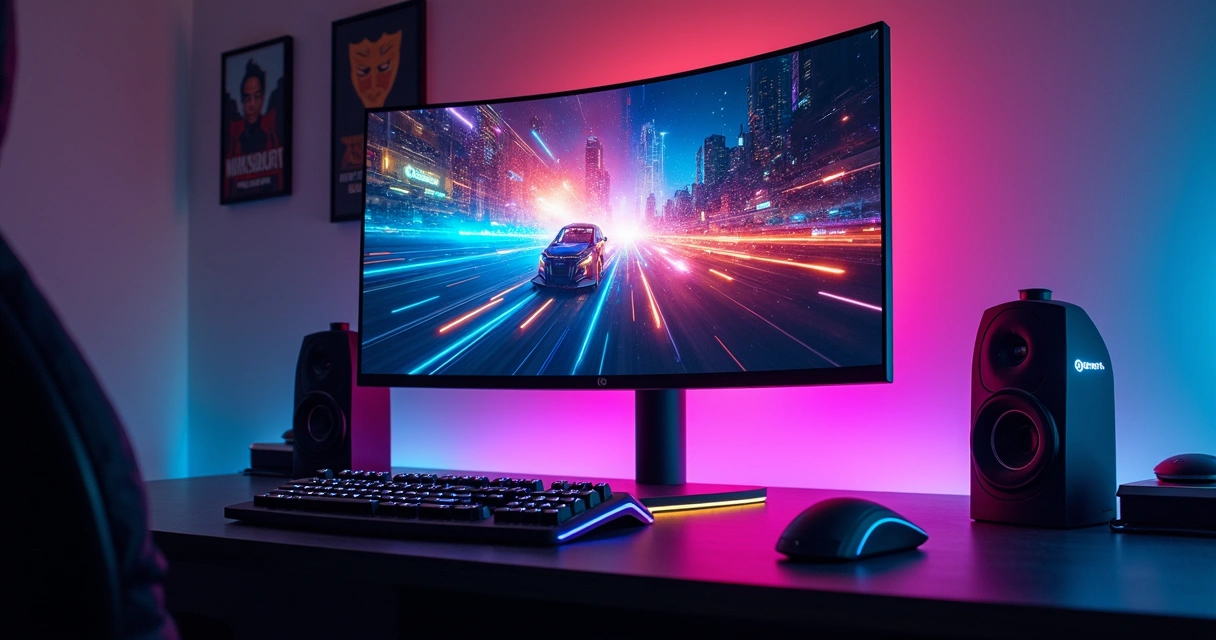 Monitor LG UltraGear gamer com taxa de atualização alta 