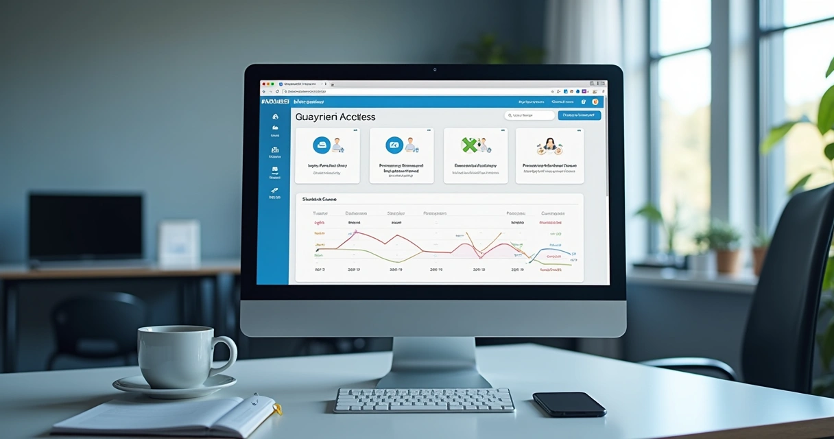 Painel de monitoramento de acessos em plataforma de cursos online 