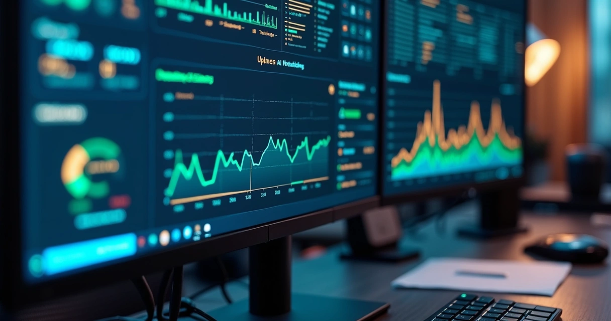 Tela de monitoramento de agente de IA com alertas e indicadores 