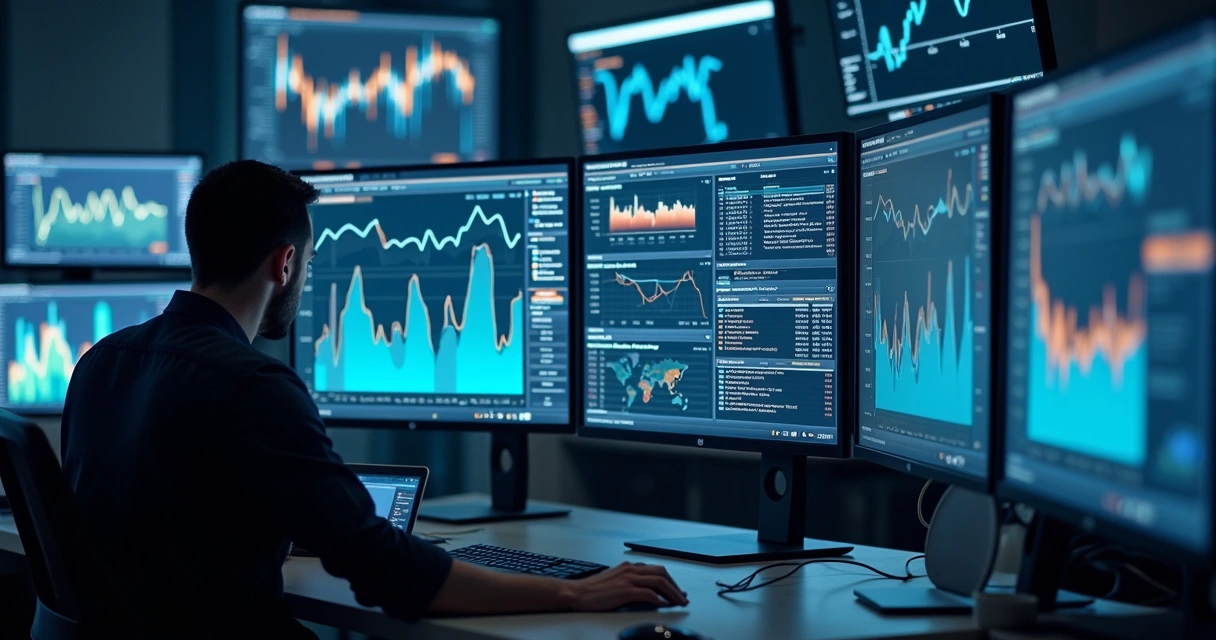 Dashboard de monitoramento com gráficos de API, alertas e métricas em tempo real