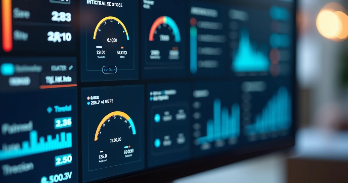 Tela com dashboard de monitoramento de integrações em tempo real 