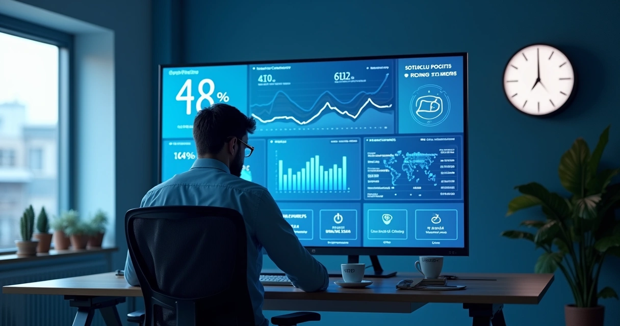Dashboard de monitoramento de uma API fiscal em tempo real, com gráficos de estabilidade e alertas de erro 