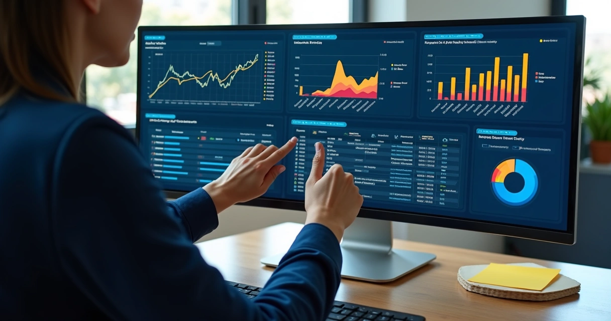 Dashboard de monitoramento de integrações de API em tela grande.
