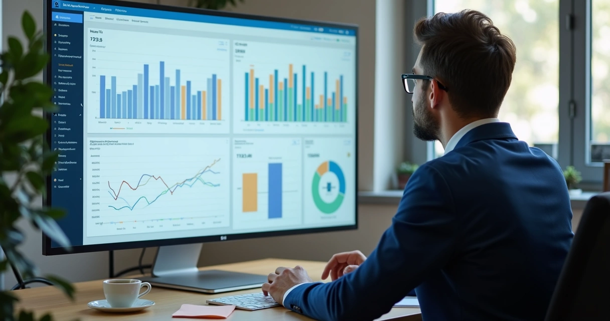 Gestor monitora automações em painel digital 