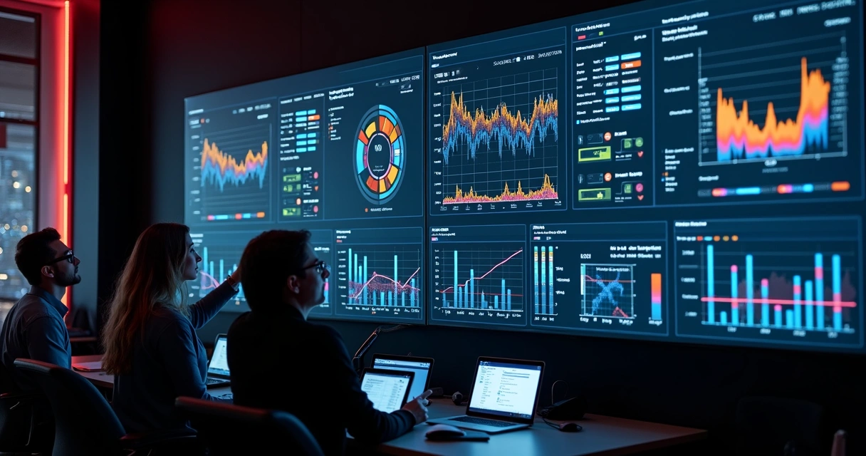 Dashboard Grafana com métricas de banco de dados 