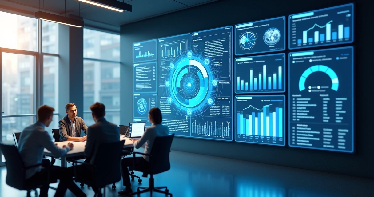 Gráfico de monitoramento de dados com alertas em tempo real. 
