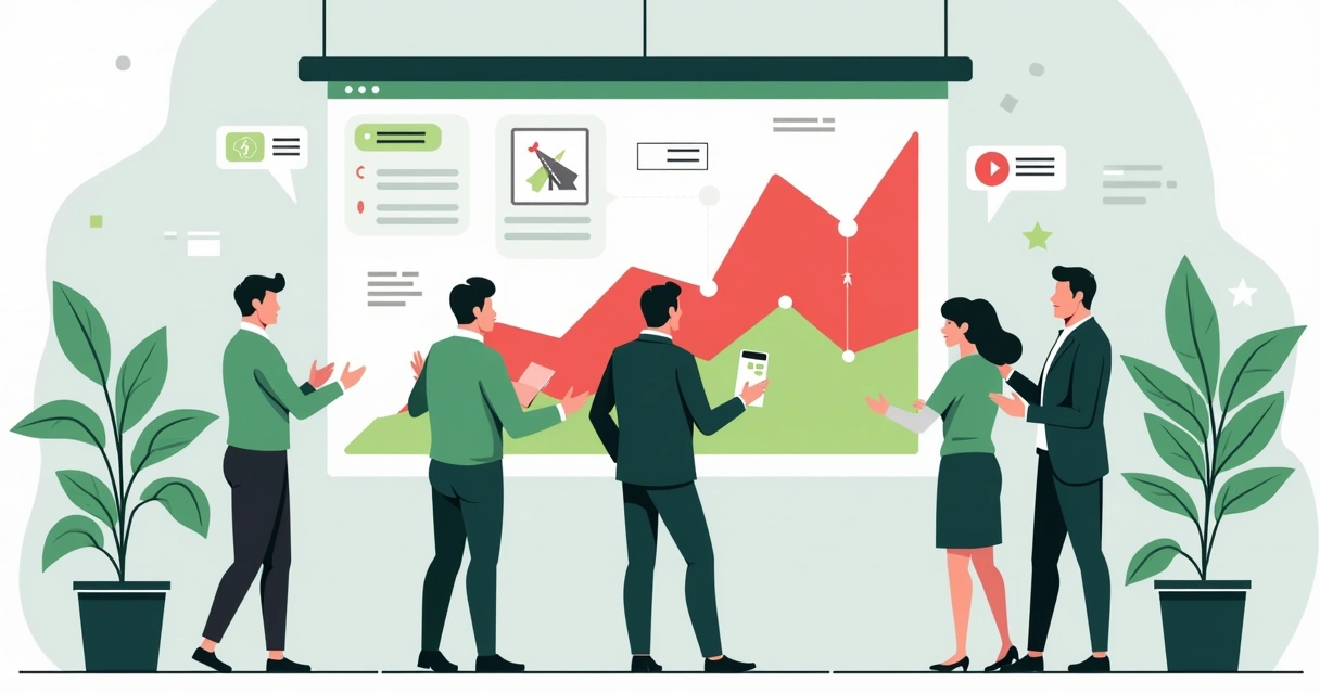 Gráfico de menções online subindo, equipe analisa e prepara resposta 