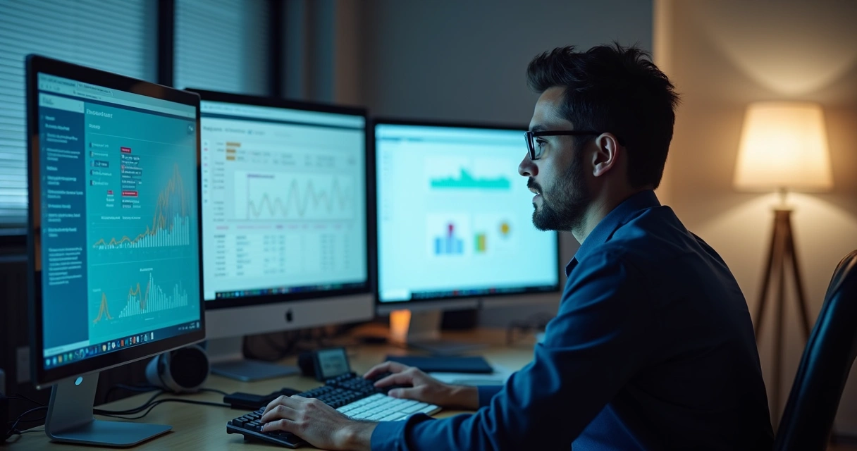 Vereador monitorando demandas digitais em tela de computador 