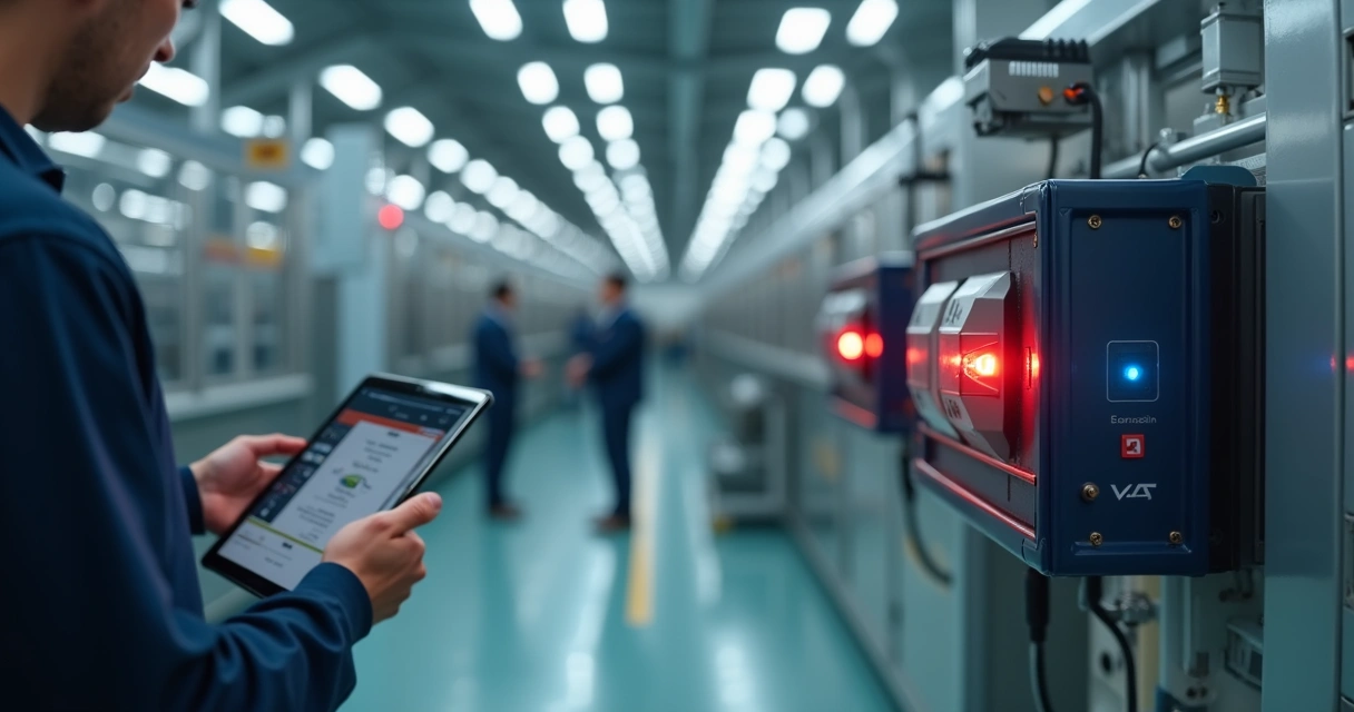 Armadilhas digitais com sensores em chão de fábrica 