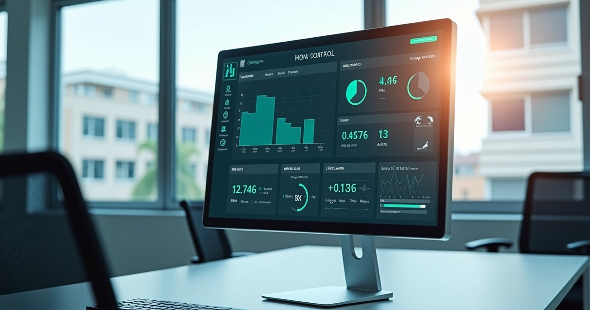 Tela de software hospitalar mostrando monitoramento digital de BESS 