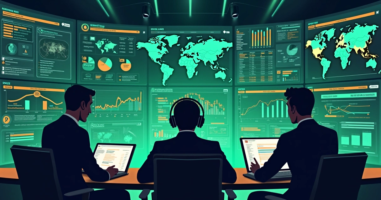 Painel com dados eleitorais analisados por IA em tempo real 