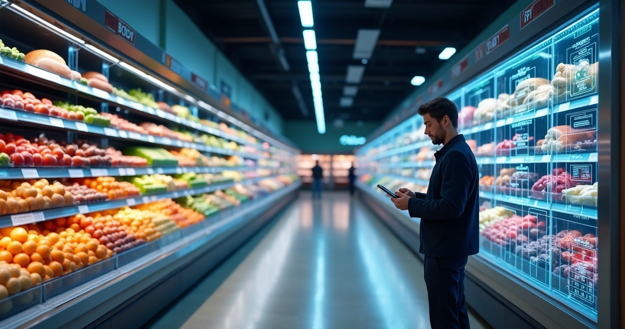 Monitoramento inteligente de estoque no supermercado 