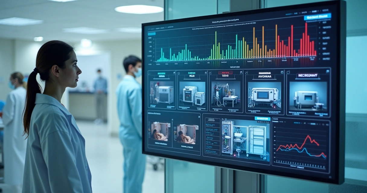 Painel digital monitora múltiplos sensores hospitalares ao mesmo tempo 
