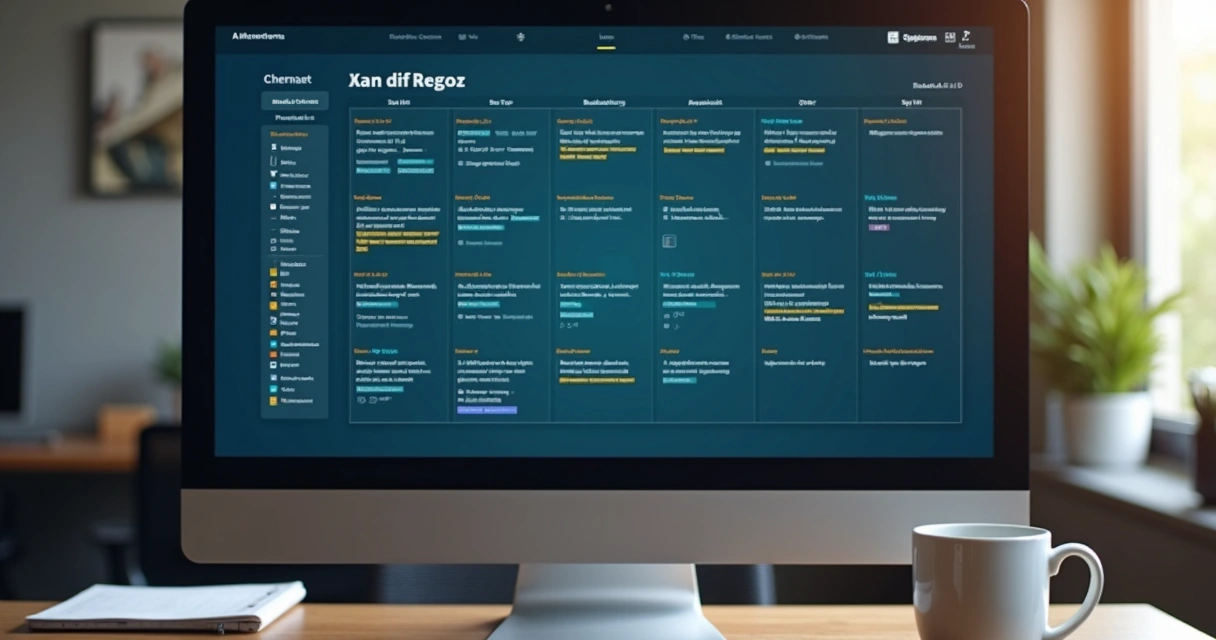 Tela de computador mostrando cronograma de obrigações fiscais com destaque para prazos 