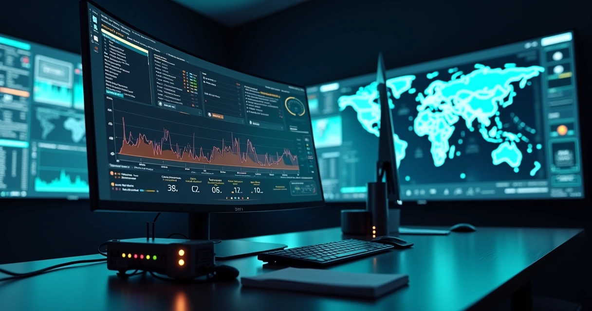 Painel de monitoramento preditivo com sensor IOT e gráfico de falhas em tempo real 
