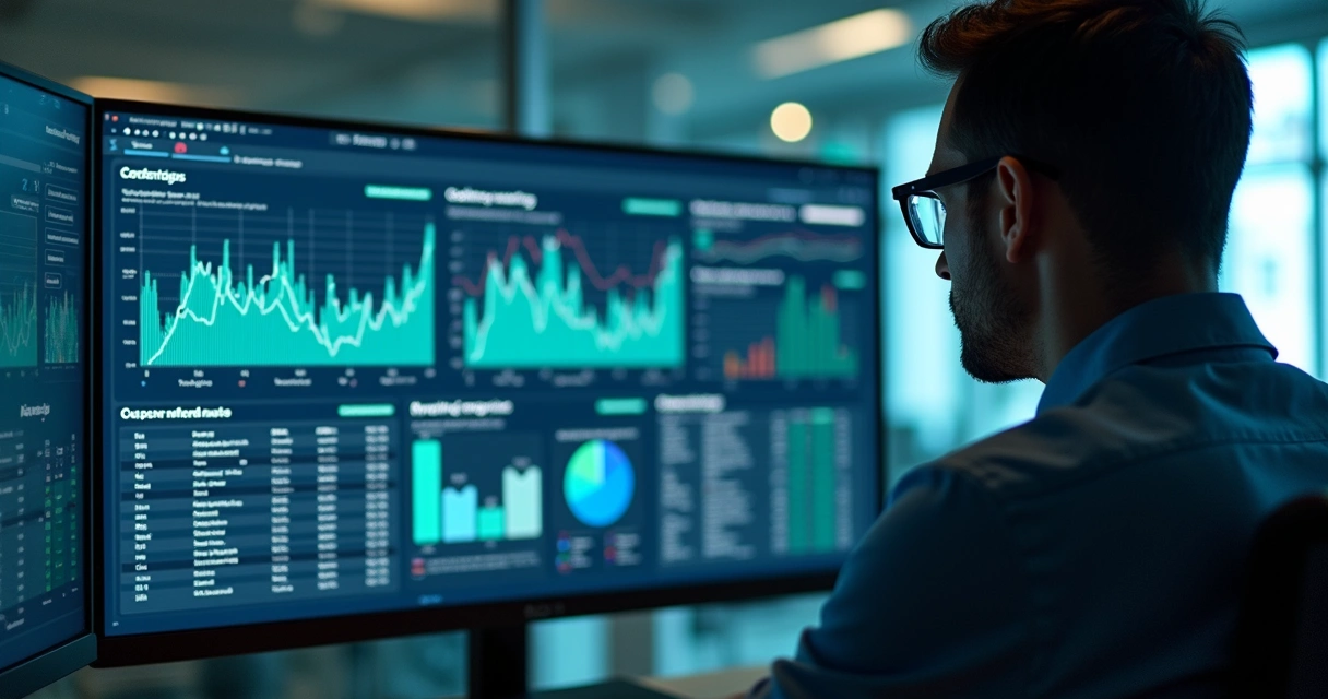 Tela de monitoramento de TI com alertas preventivos 