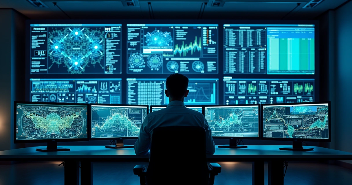 Central de monitoramento de redes de TI 