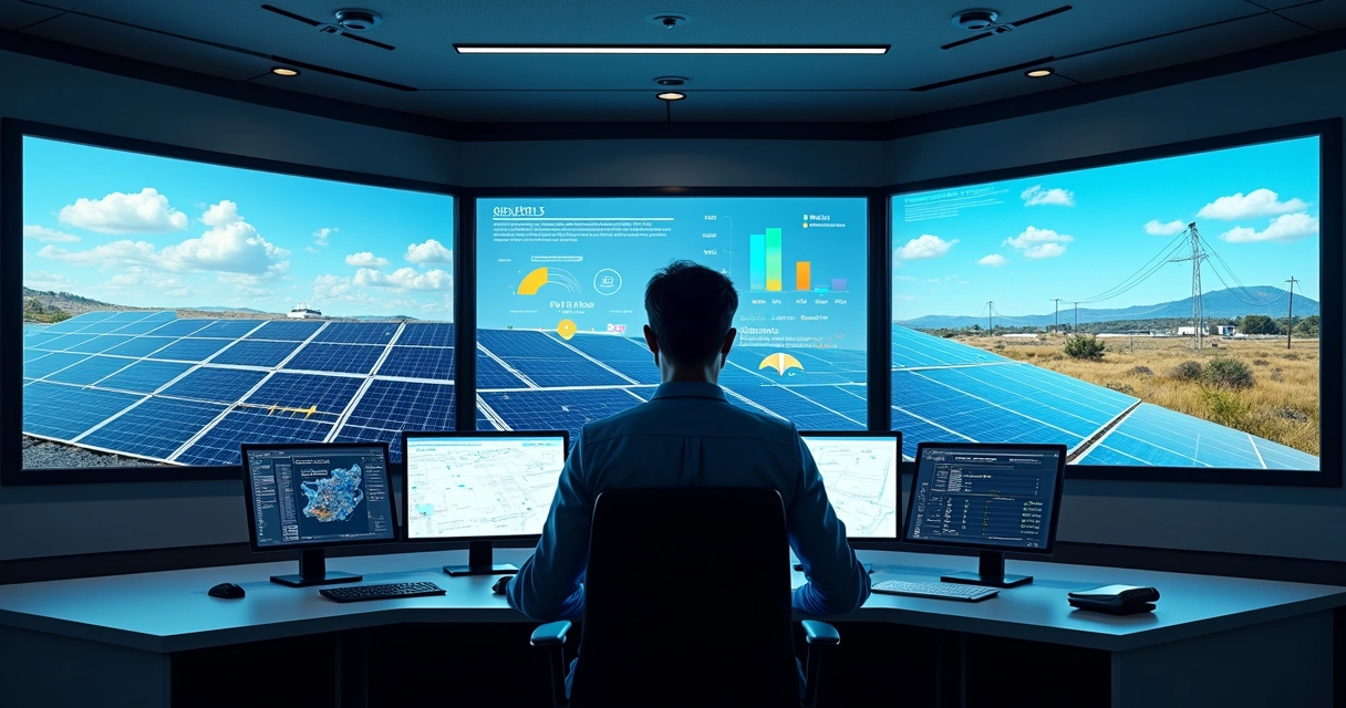 Monitoramento remoto de usina solar em tempo real 