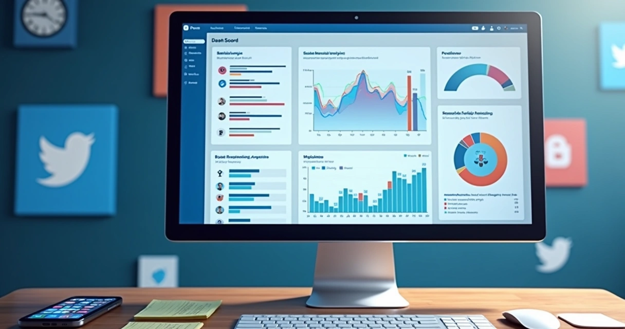 Dashboard de monitoramento de reputação em redes sociais 