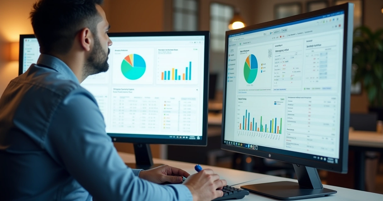 Dashboards mostram monitoramento de SDR IA em multi canais 