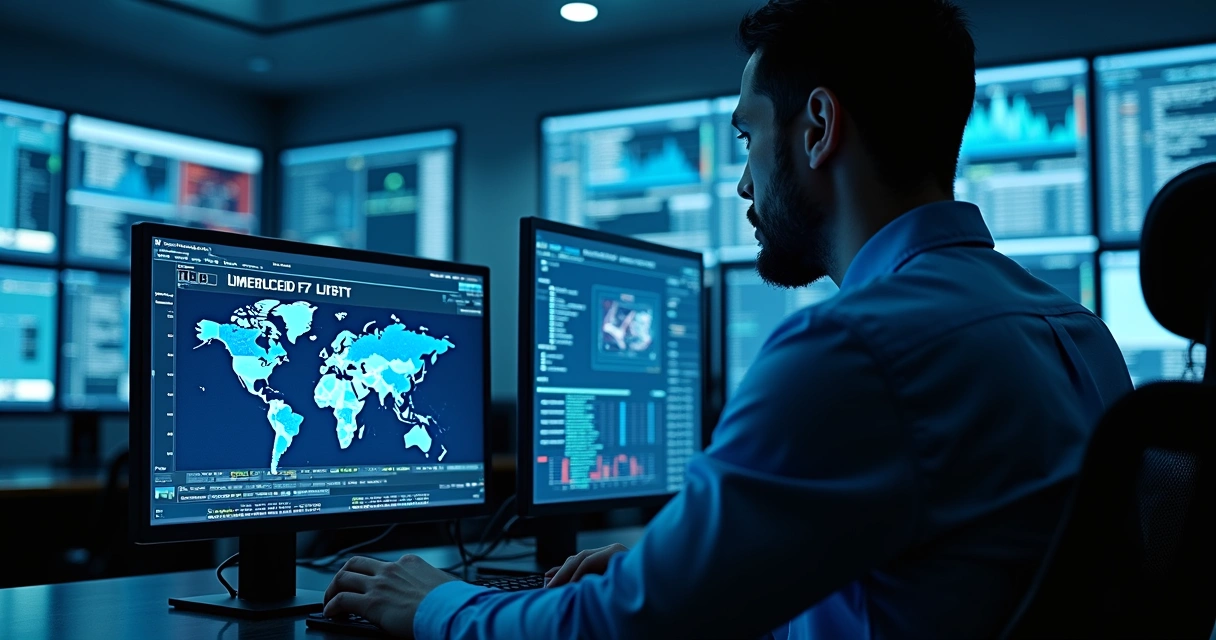 Analista monitora segurança do servidor dedicado 