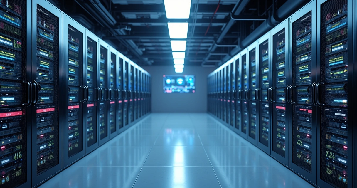 Monitoramento de servidores em data center moderno