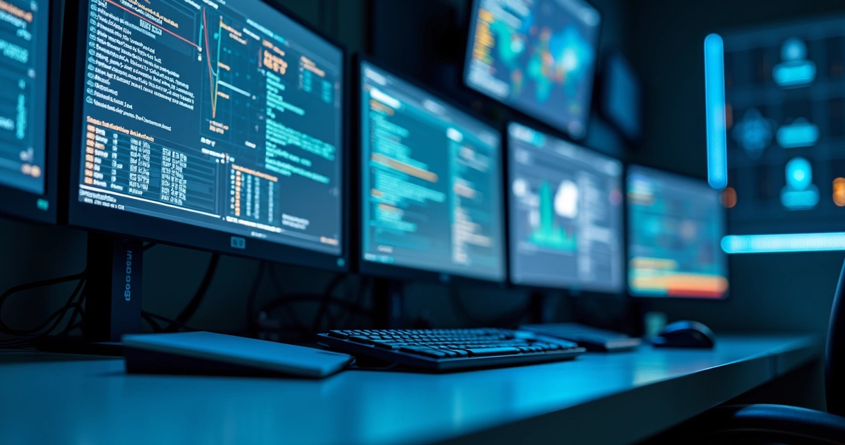 Painel de monitoramento de servidores em ambiente corporativo 