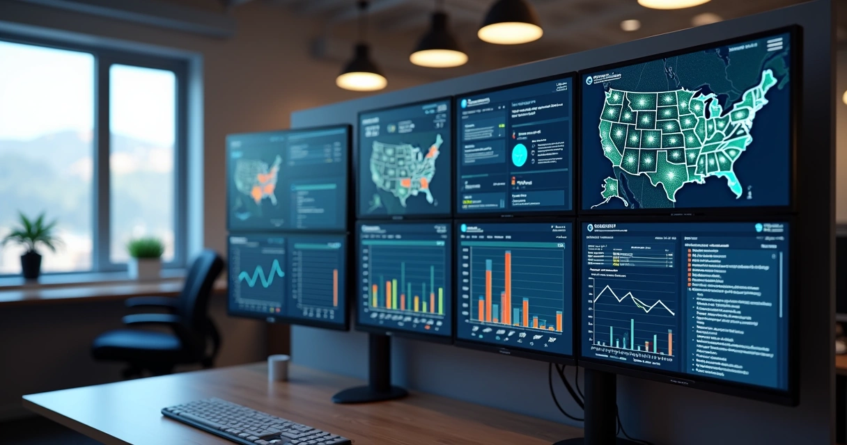 Dashboard de monitoramento de frota com gráficos e dados em tempo real 