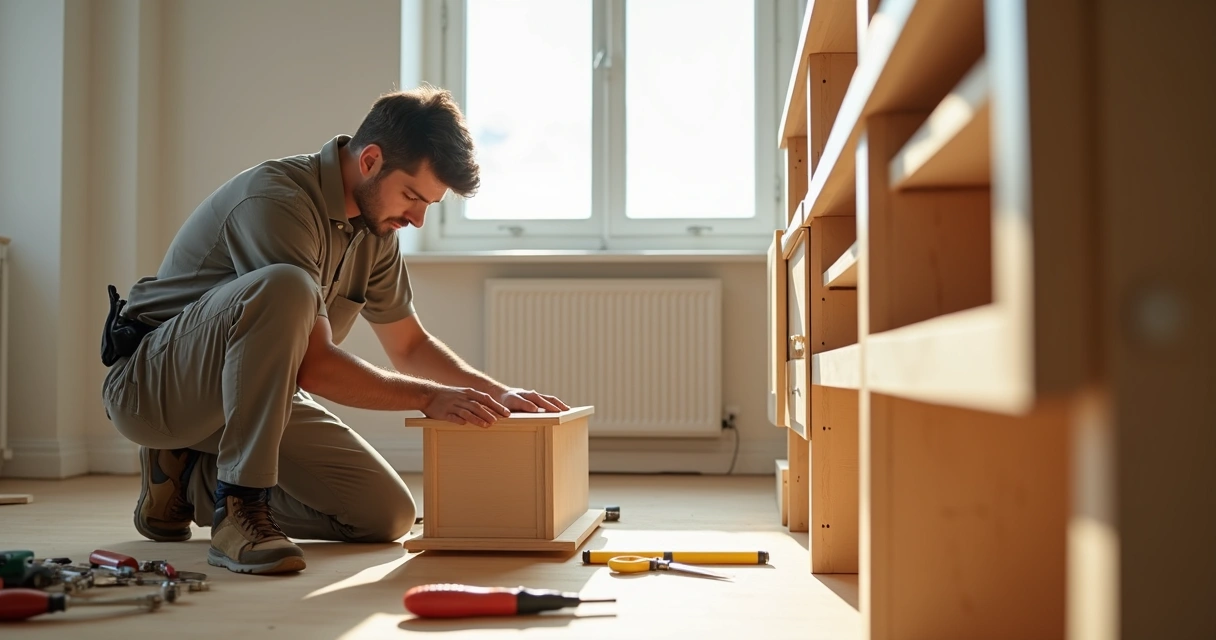 Montagem de móveis planejados por montador experiente